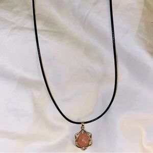 NEW Rose Quartz Star Gothic Necklace